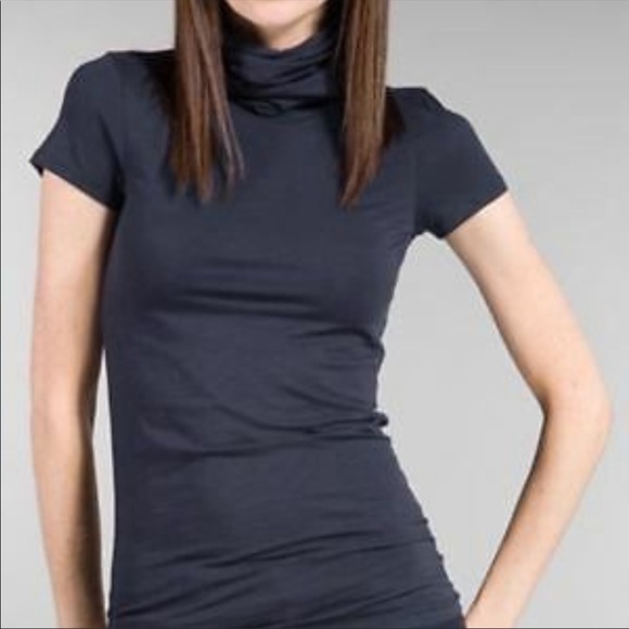 Theory Navy Elisabeth Short Sleeve 